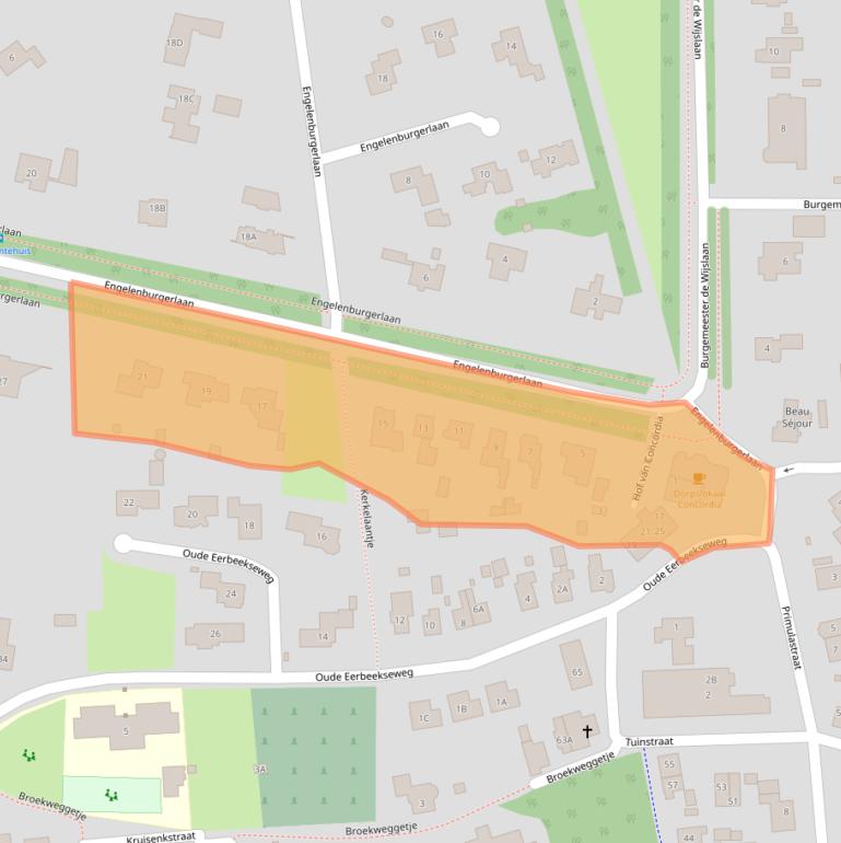 Kaart van postcodegebied 6971BT.