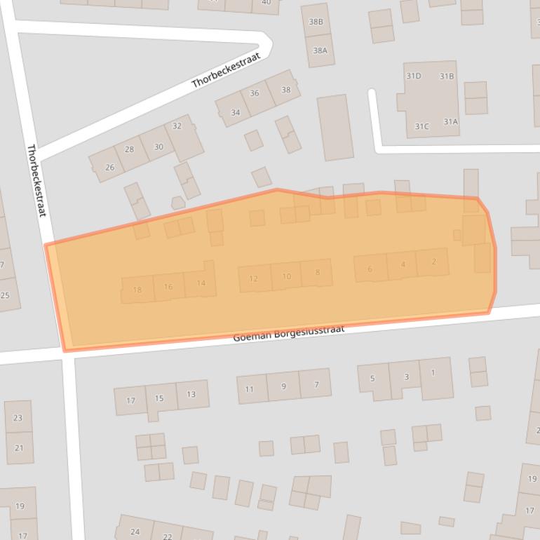 Kaart van postcodegebied 6971DK.