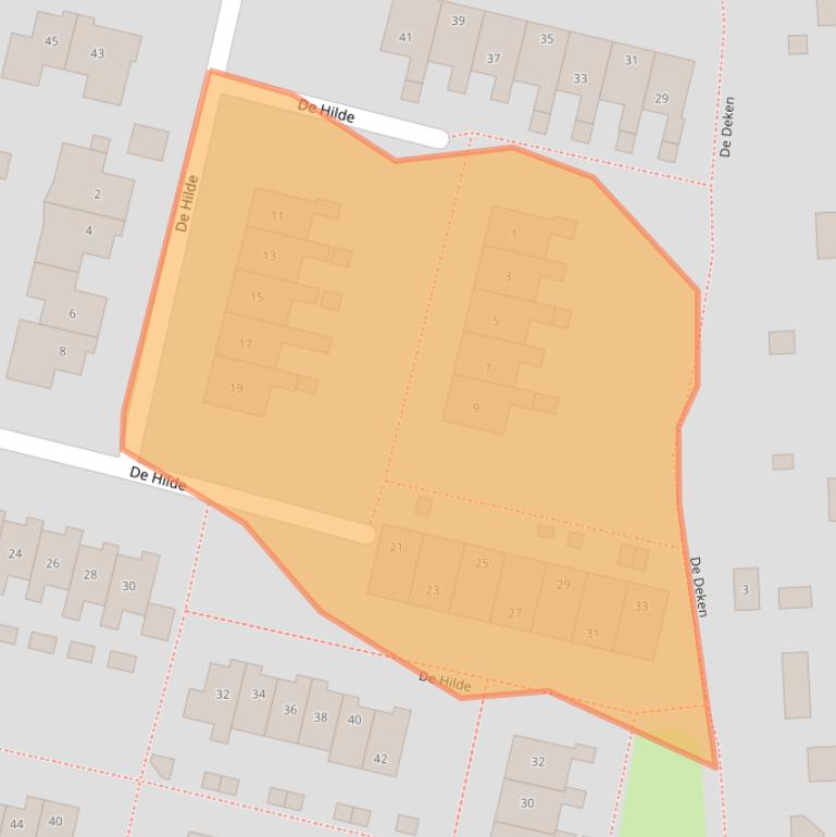 Kaart van postcodegebied 6971HA.