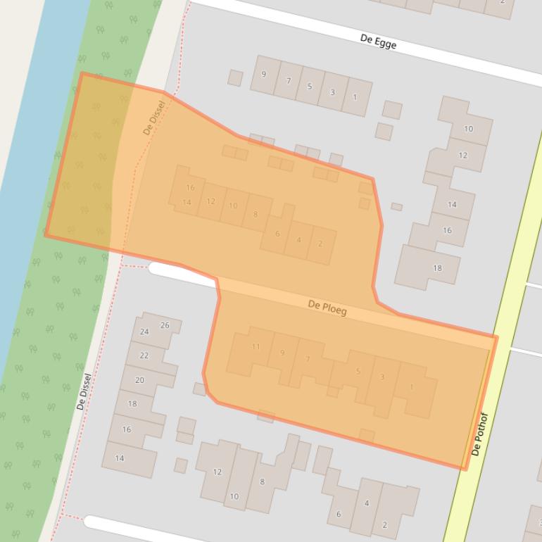 Kaart van postcodegebied 6971HV.