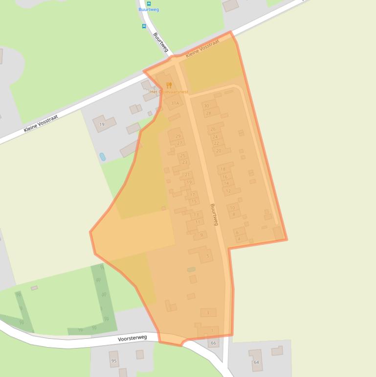 Kaart van postcodegebied 6971KL.