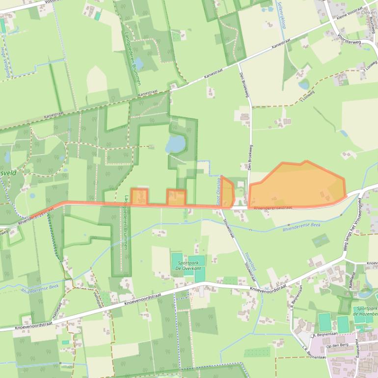 Kaart van postcodegebied 6971LS.