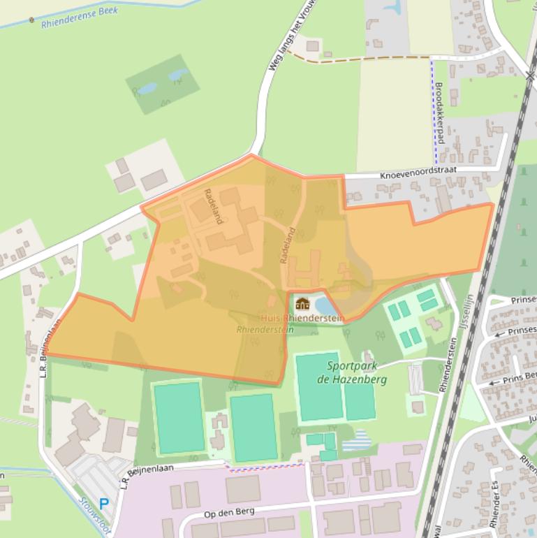 Kaart van postcodegebied 6971LV.