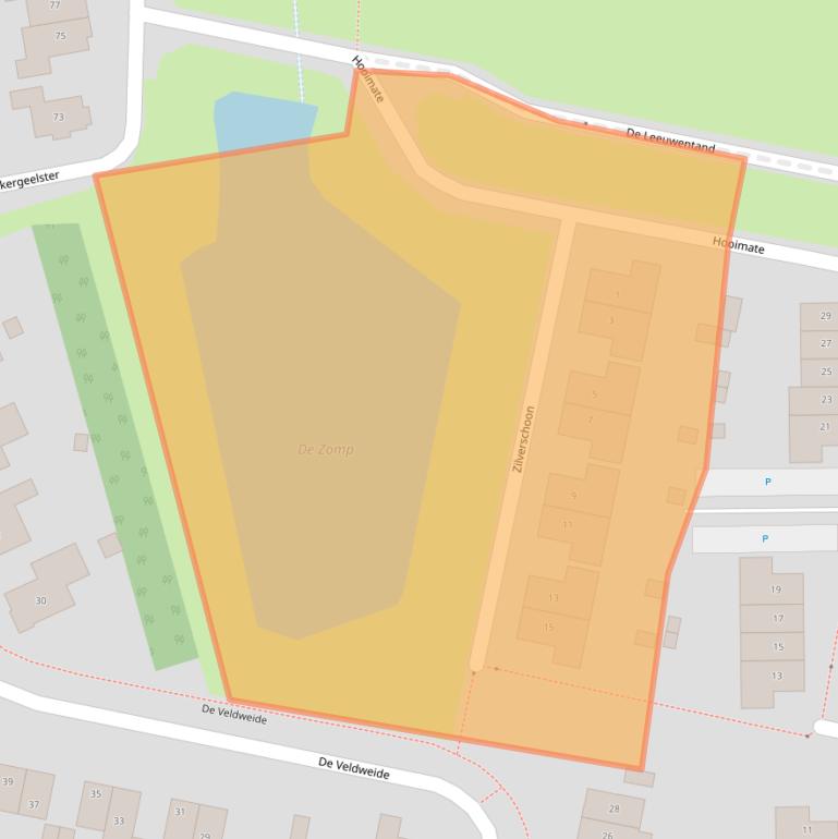 Kaart van postcodegebied 6971PA.