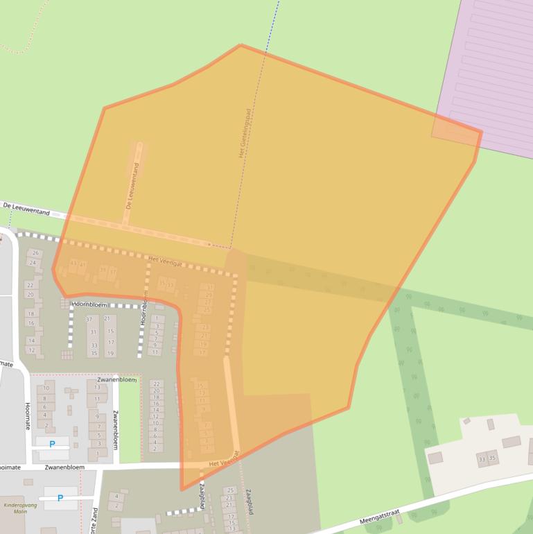 Kaart van postcodegebied 6971PD.