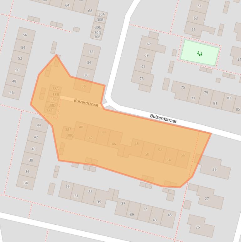 Kaart van postcodegebied 6971VM.