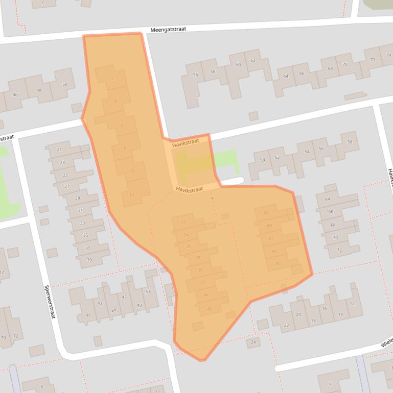 Kaart van postcodegebied 6971VZ.