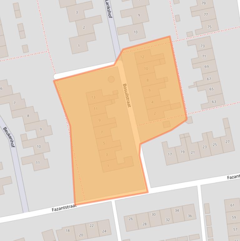 Kaart van postcodegebied 6971WC.