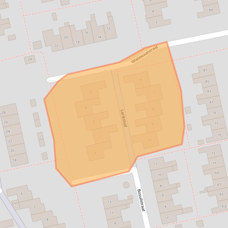 Kaart van postcodegebied 6971WD.