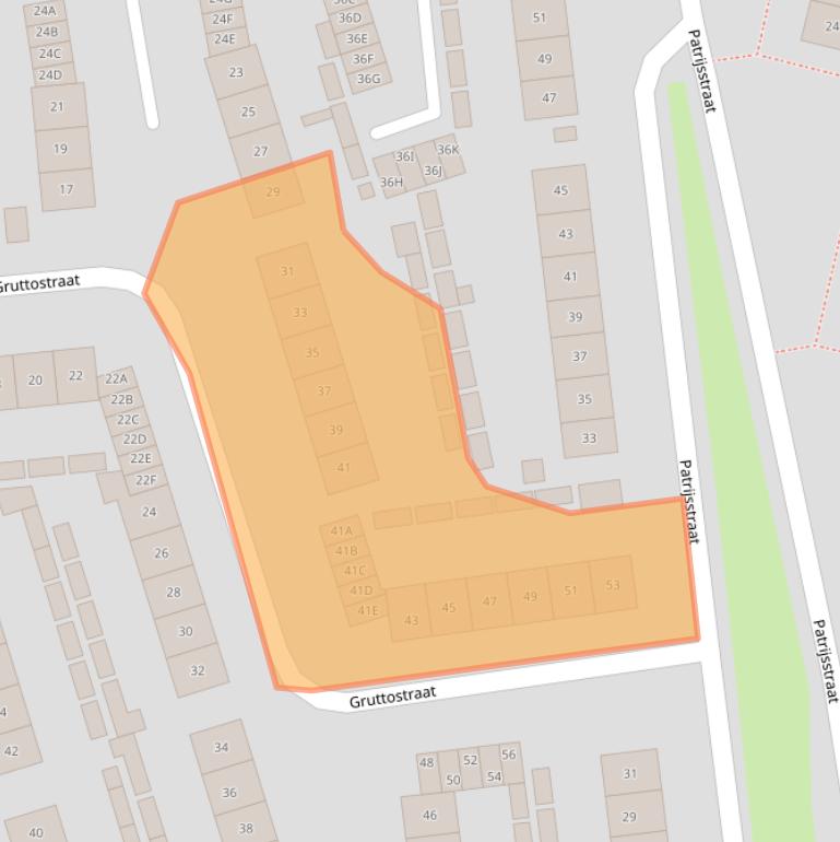 Kaart van postcodegebied 6971WT.