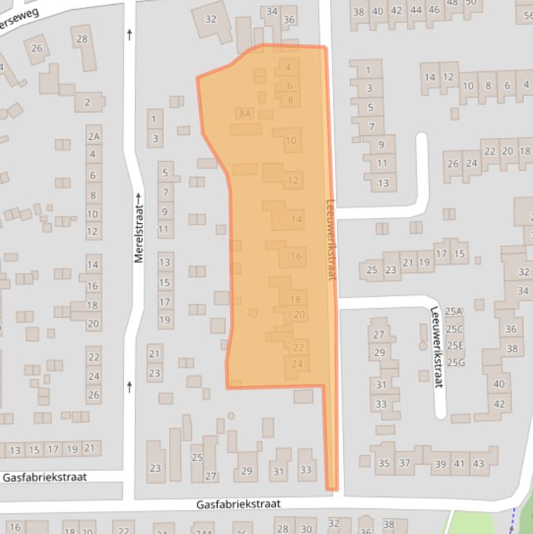 Kaart van postcodegebied 6971ZD.