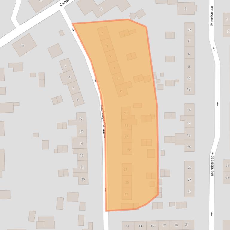 Kaart van postcodegebied 6971ZH.