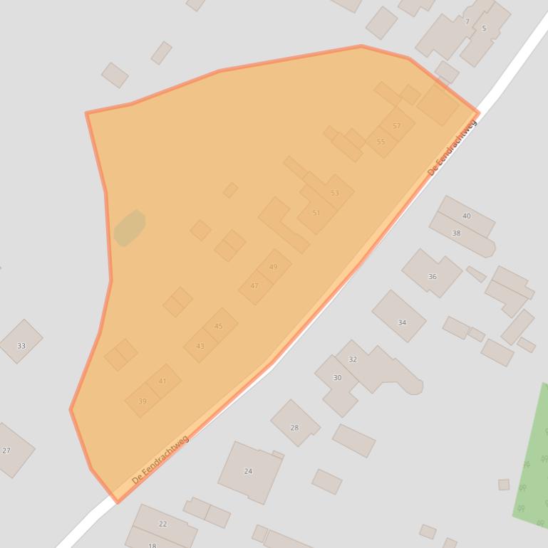 Kaart van postcodegebied 6974AP.