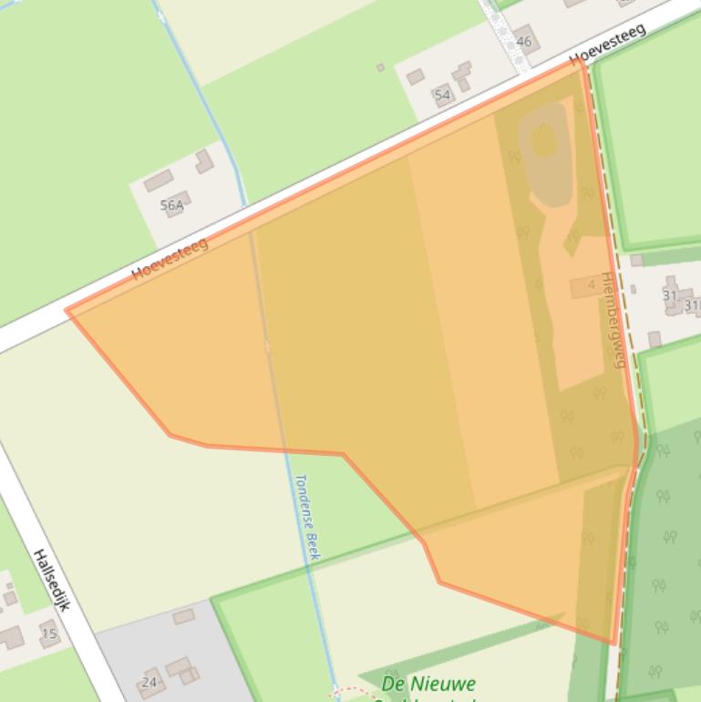 Kaart van postcodegebied 6975AP.