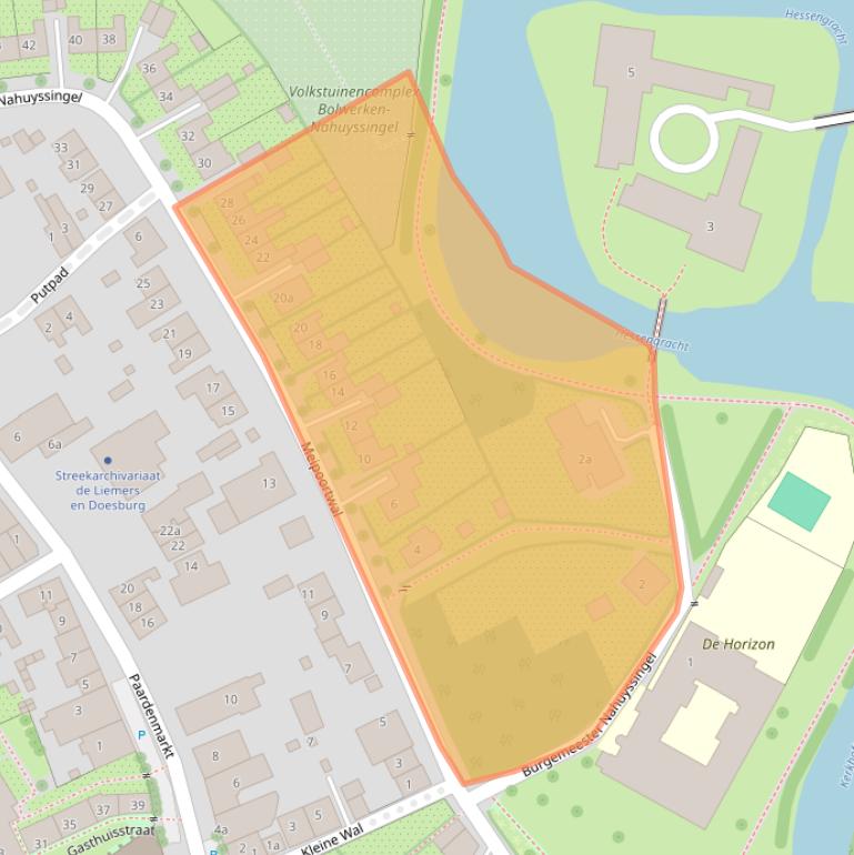 Kaart van postcodegebied 6981AE.