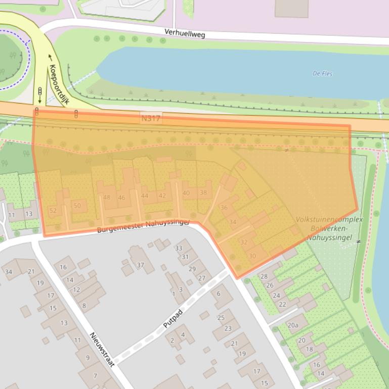 Kaart van postcodegebied 6981AG.