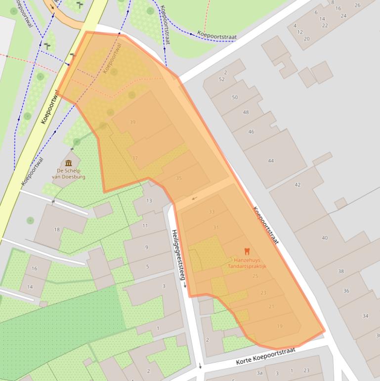 Kaart van postcodegebied 6981AR.