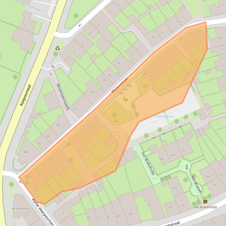 Kaart van postcodegebied 6981BC.