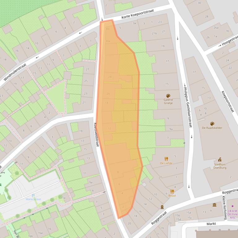 Kaart van postcodegebied 6981BG.