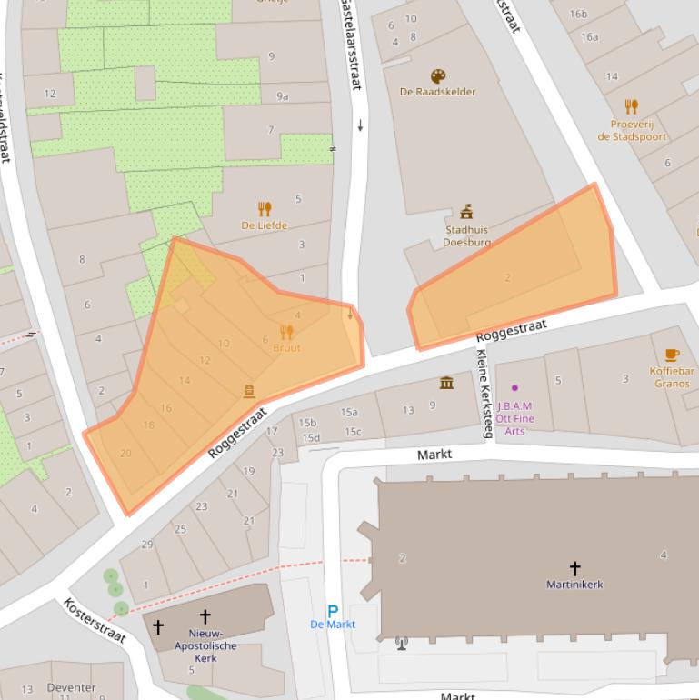 Kaart van postcodegebied 6981BK.