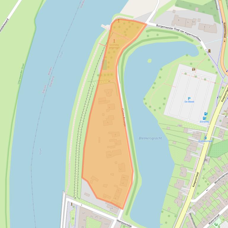 Kaart van postcodegebied 6981BV.