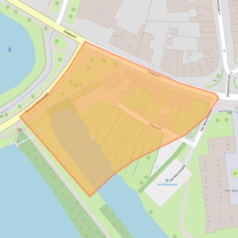 Kaart van postcodegebied 6981DX.