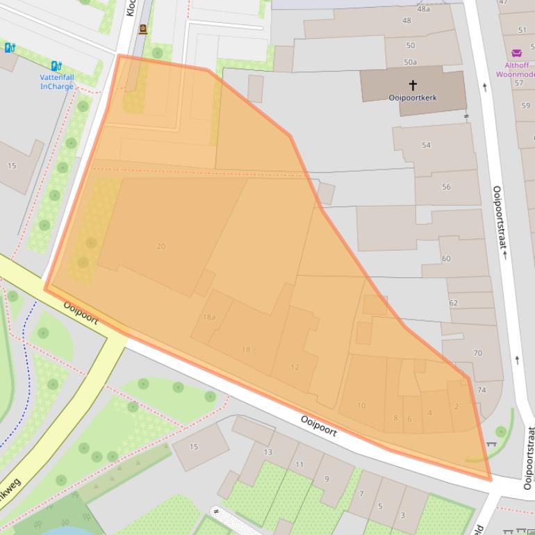 Kaart van postcodegebied 6981DZ.