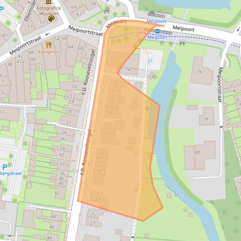 Kaart van postcodegebied 6981EE.