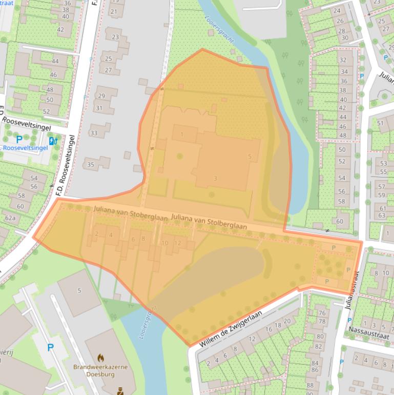 Kaart van postcodegebied 6981EK.