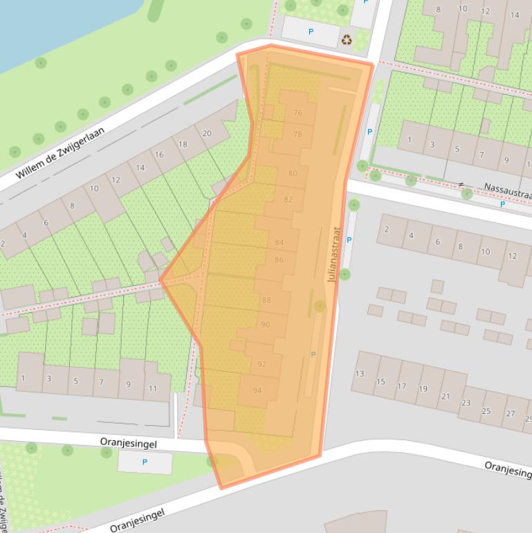 Kaart van postcodegebied 6981ES.
