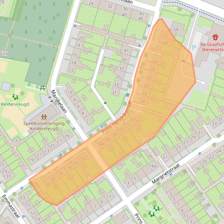 Kaart van postcodegebied 6981GC.