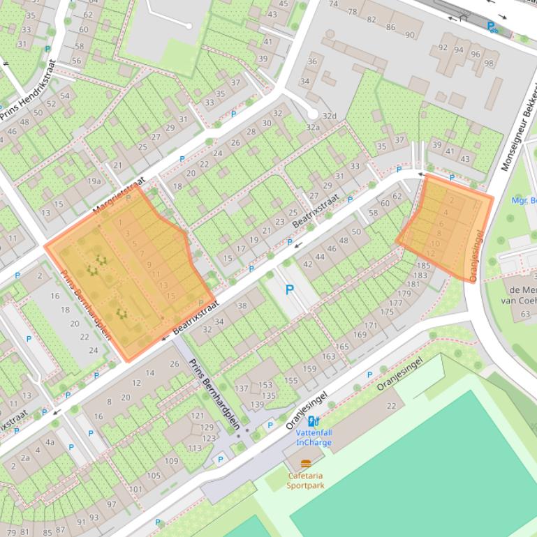 Kaart van postcodegebied 6981GE.