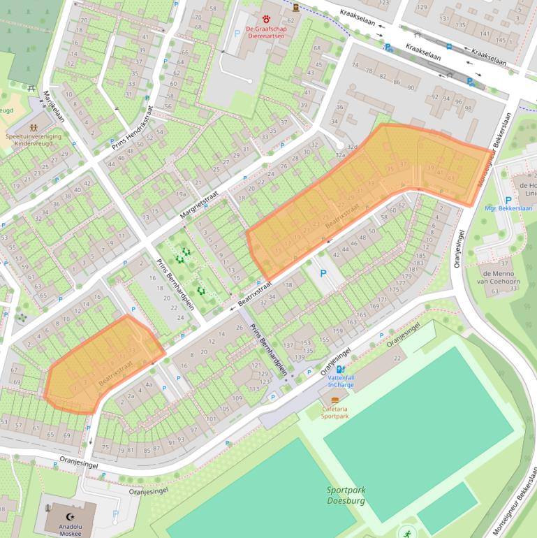 Kaart van postcodegebied 6981GK.