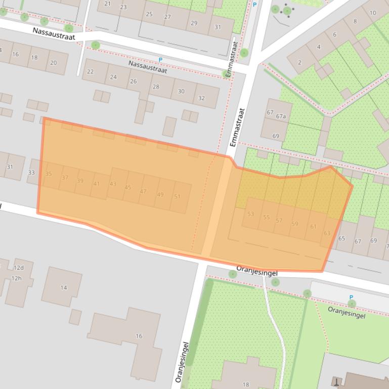 Kaart van postcodegebied 6981GS.