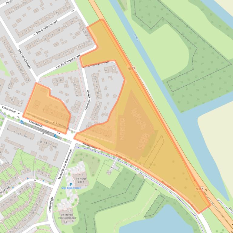 Kaart van postcodegebied 6981HE.