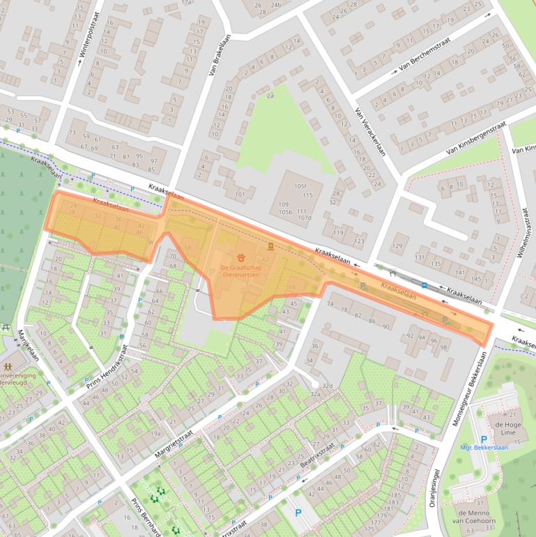 Kaart van postcodegebied 6981HH.