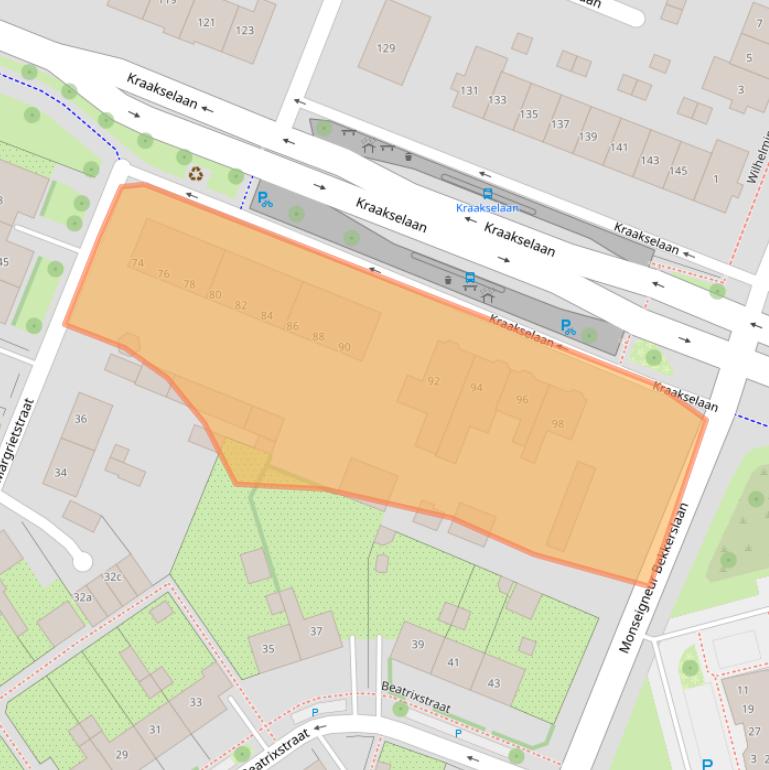 Kaart van postcodegebied 6981HJ.