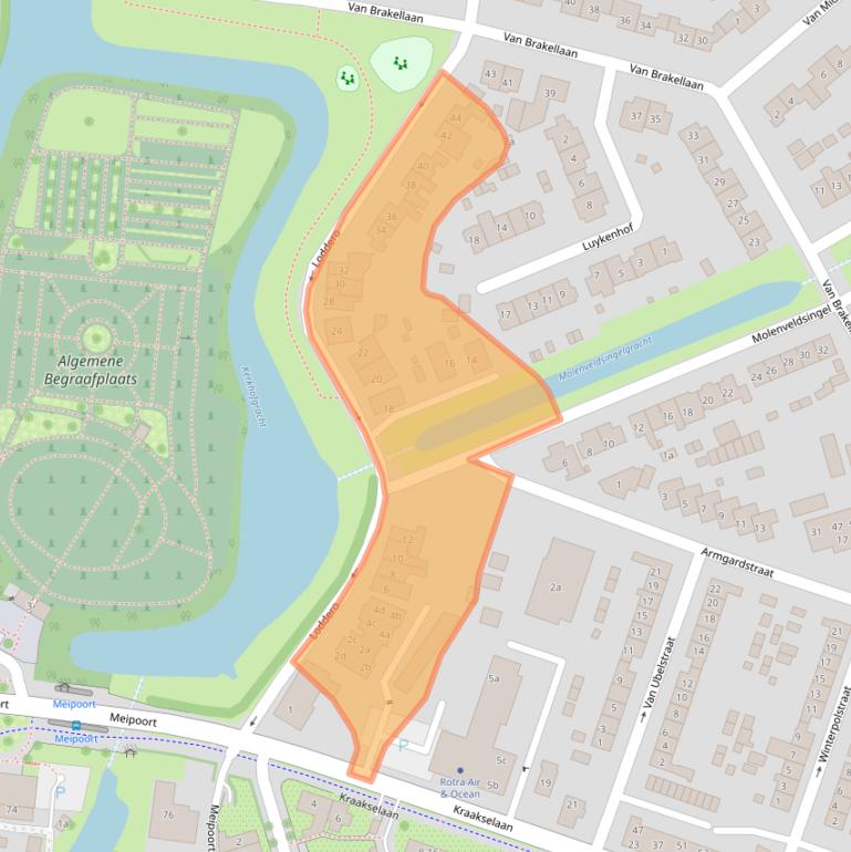 Kaart van postcodegebied 6981HK.