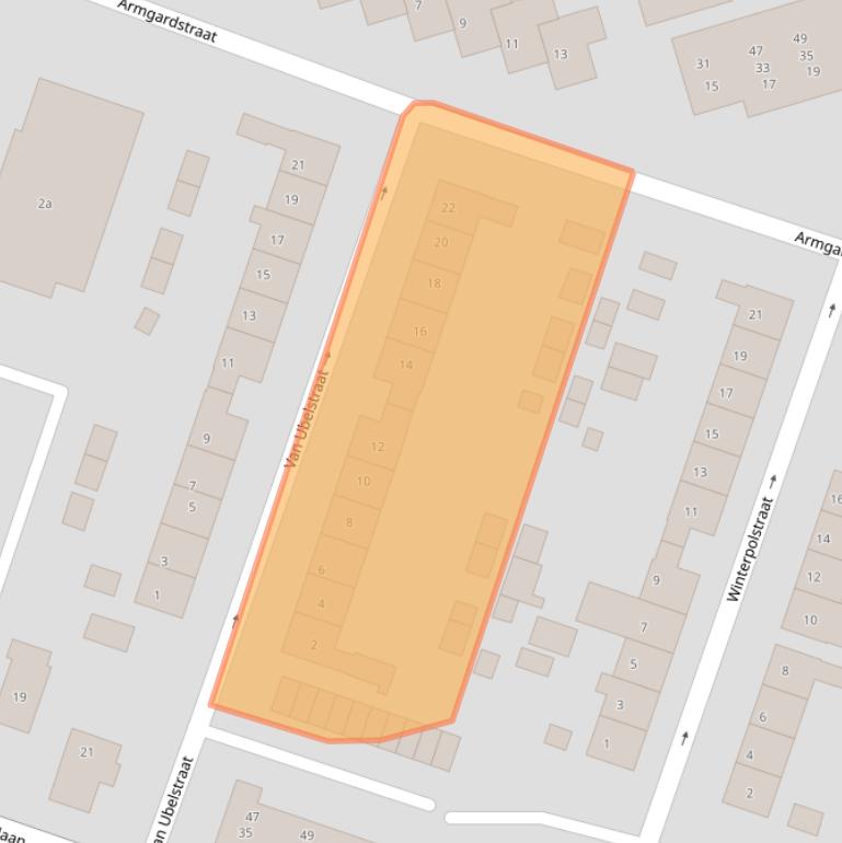 Kaart van postcodegebied 6981HM.