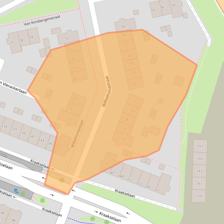 Kaart van postcodegebied 6981HS.