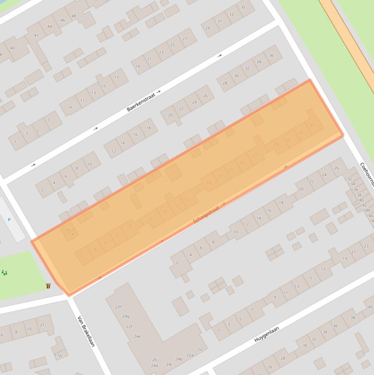 Kaart van postcodegebied 6981JE.