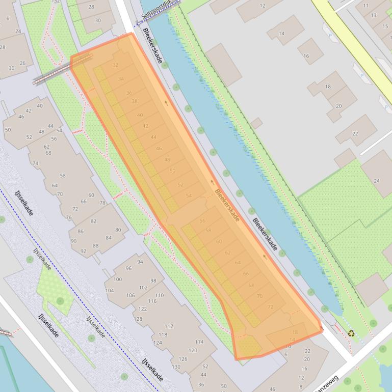 Kaart van postcodegebied 6981LC.