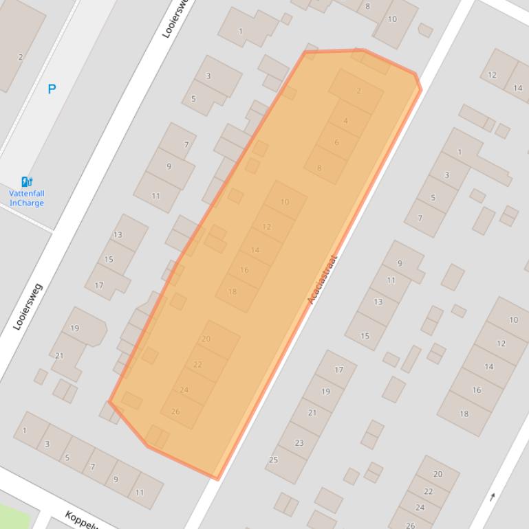 Kaart van postcodegebied 6982AR.