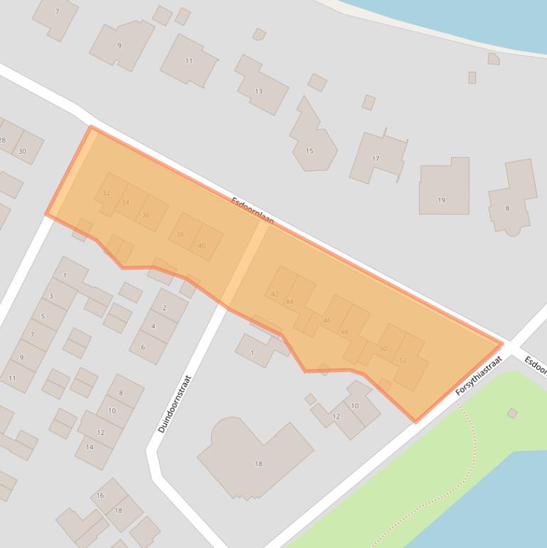 Kaart van postcodegebied 6982BH.