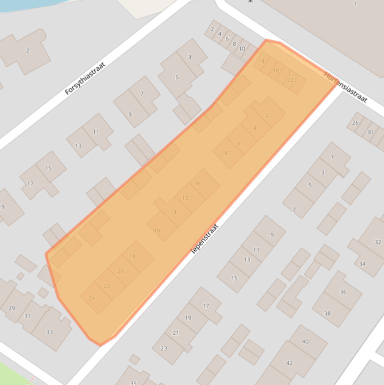 Kaart van postcodegebied 6982BK.