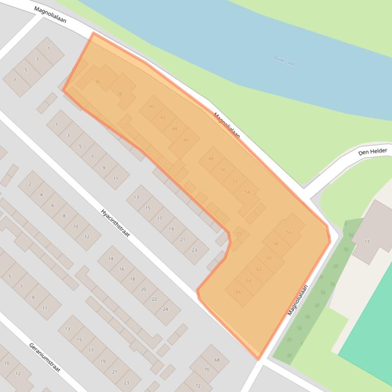 Kaart van postcodegebied 6982DN.