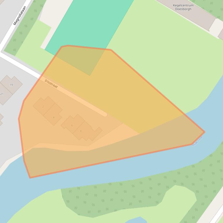 Kaart van postcodegebied 6982DS.