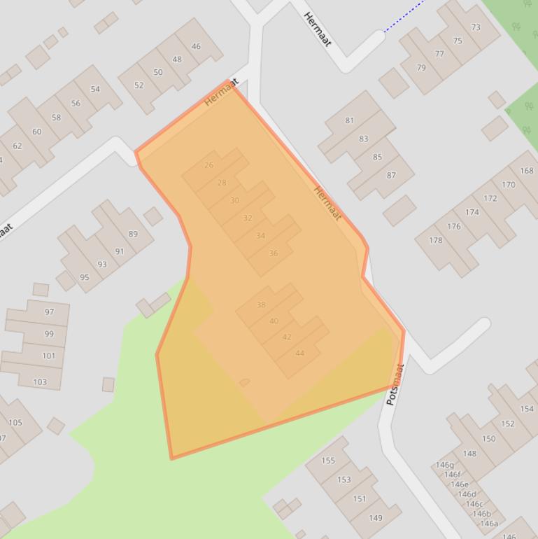 Kaart van postcodegebied 6983AL.