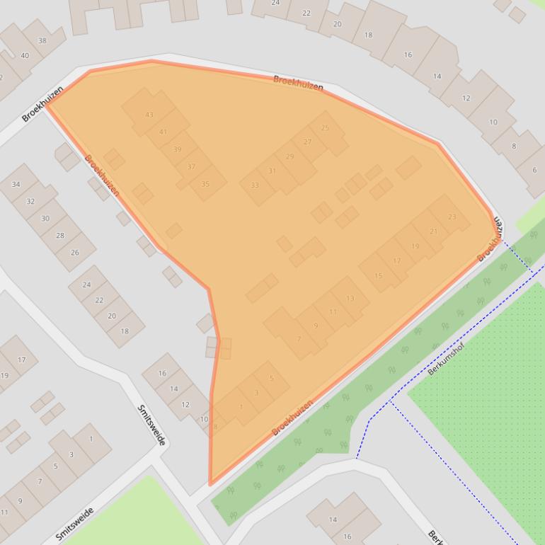 Kaart van postcodegebied 6983EP.