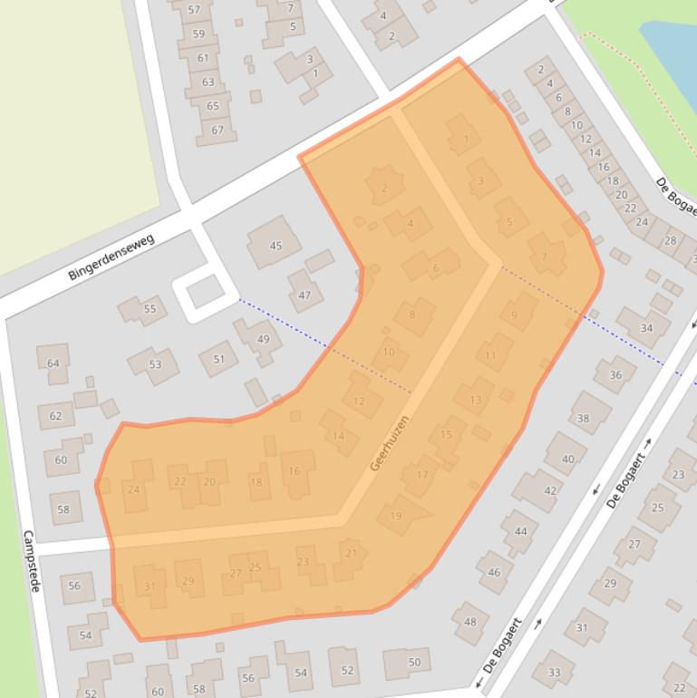 Kaart van postcodegebied 6983HD.